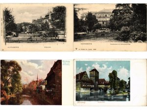 NÜRNBERG Germany 52 Vintage Postcards Mostly pre-1920 (L5347)