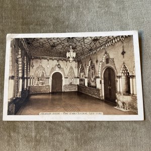 New York City NY Park Central Hotel, Arabian Room, Willy Pogany POSTCARD