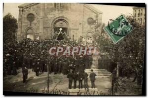 PHOTO CARD Funerals of victims of the Pit axes Loiret