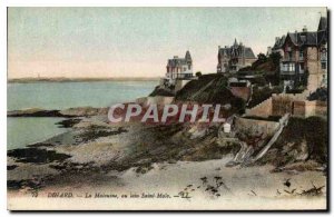 Old Postcard La Malouine Dinard St Malo off