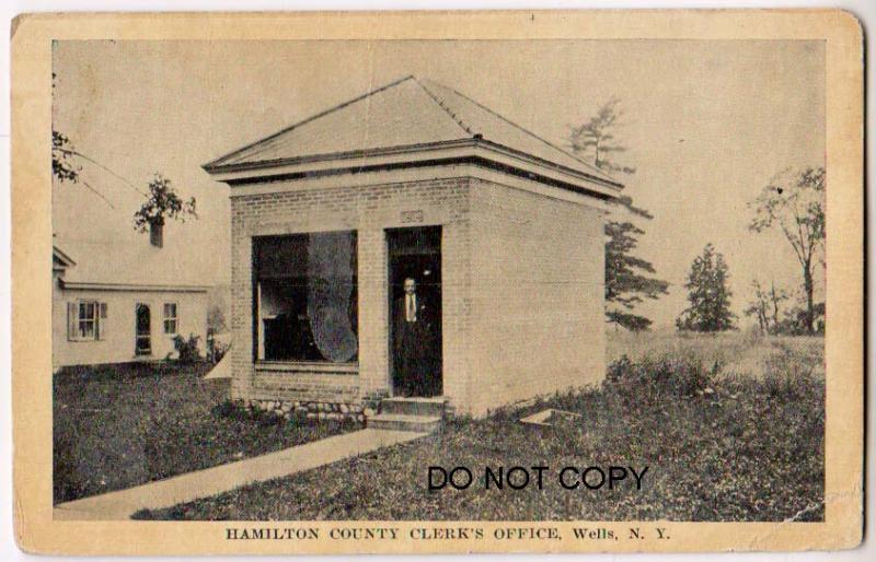 Hamilton Co Clerks Office, Wells NY
