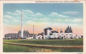 Postcard Southern Alkali Corporation Plant Corpus Christi Texas