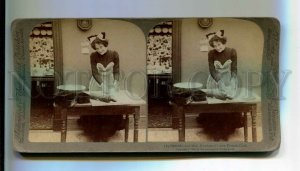3101058 NATIVE TYPES French Cook Vintage STEREO PHOTO