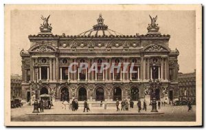 Old Postcard Paris Strolling L & # 39Opera