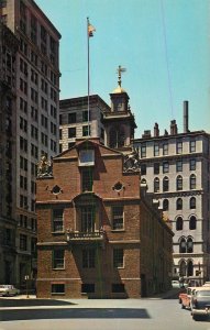 Postcard United States Boston Mass. Old State House