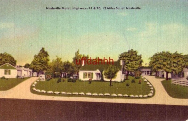 NASHVILLE MOTEL ANTIOCH, TN. owned & operated by Mr and Mrs Berry A Dobson