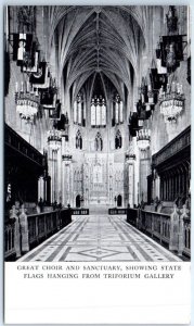 M-76681 Great Choir & Sanctuary Interior of Cathedral Chancel Washington Cath...