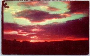 Postcard - Sunset Over the Laurel Hill Mountain in Somerset County, Pennsylvania