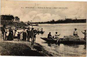 CPA AK BERGERAC-Pécherie du Barrage-Départ pour la péche (233860)