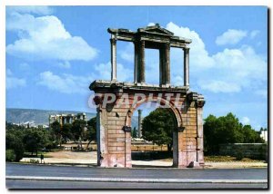 Postcard Modern Athens Gate Hadrian