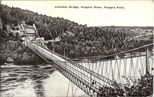 Lewiston Bridge Niagara River Niagara Falls Vintage Postcard Standard View Card