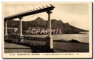 Old Postcard Corniche De L & # 39Esterel The D & # 39Antheor Bay and Cape Roux