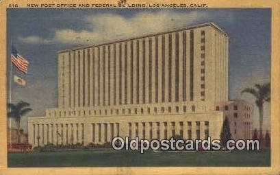 Los Angeles, CA USA Post Office 1944 Missing Stamp 