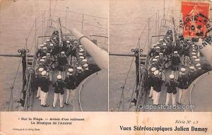 La Musique De l'Amiral Military Battleship Postal Used Unknown, Stamp on fron...