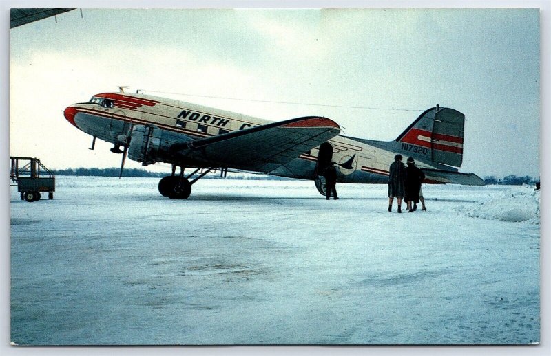 Airplane Postcard North Central Airlines Douglas DC-3 N17320 FF5