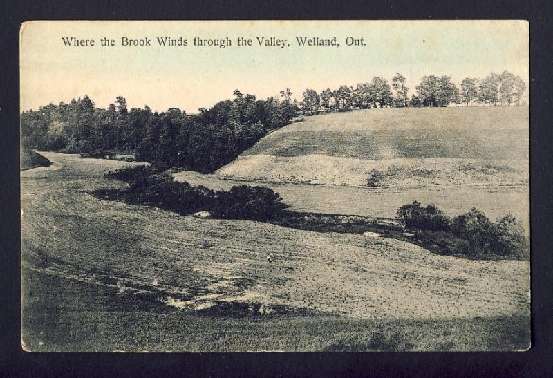 WELLAND, Ontario Canada BROOK WINDS THROUGH THE VALLEY