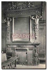 Old Postcard Alencon Chimney of the Commercial Court of the hearing room