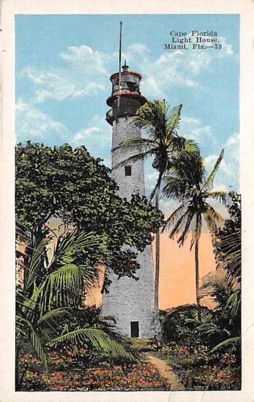 Cape Florida Lighthouse Miami, Florida USA View Images 