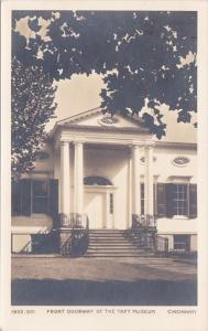 Ohio Cincinnati Front Doorway Of The Taft Museum Real Photo