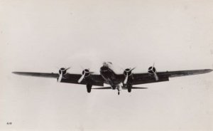 Unidentified WW2 Plane Military Liverpool War 17 Real Photo Aircraft Postcard