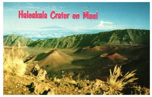 Haleakala Crater on Maui National Park Hawaii Postcard