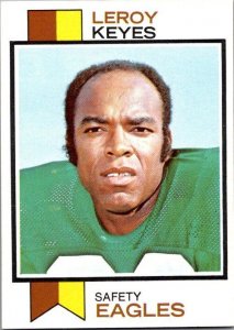 1973 Topps Football Card Leroy Keyes Philadelphia Eagles sk2432
