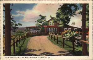 White Sulphur Springs West Virginia WV Kate's Mountain Club Linen PC