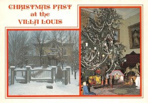 Prairie du Chien, WI Wisconsin VILLA LOUIS~Country Estate Christmas 4X6 Postcard