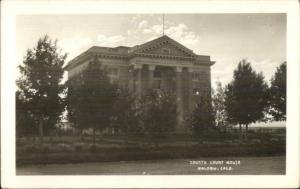 Walden CO County Court House Real Photo Postcard