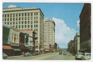 Market Street Cars Chattanooga Tennessee postcard