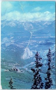 M-65500 A magnificent vista from the Gondola Lift on Sulphur Mountain in Banf...