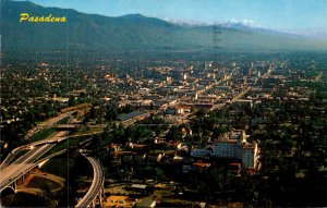 California Pasadena Panoramic View 1974