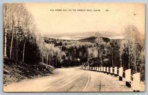 Kill Horse Hill  Arnold Trail   Maine  Postcard