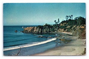 Anchor Bay Gualala California c1963 Scenic View Postcard