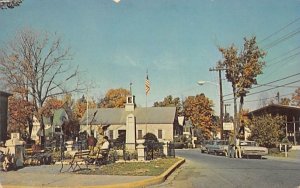 Liberty Square and US Post office Ellenville, New York