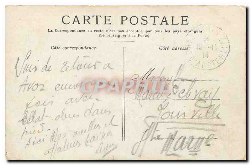 Old Postcard Paris Luxembourg Gardens