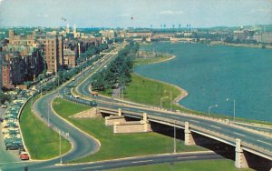 The New Storrow Drive Boston, Massachusetts Postcard