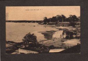 NJ Fishers Cove Harbor Ships Boats Red Bank New Jersey Postcard