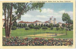 U S Naval Hospital Balboa Park San Diego California 1944