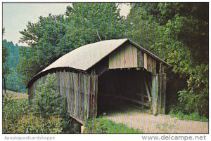 Geer's Mill Covered Bridge Over Raccoon Creek Wilksville Ohio