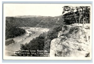 1920's Lover's Leap New River Canyon Ansted W. Virginia Real Photo RPPC P165