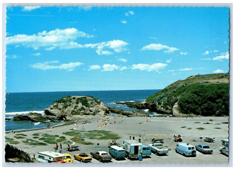 c1950's Spooners Cove California State Park Montana De Oro California Postcard