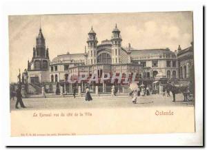 Belgium Ostend Old Postcard Kursaal view of cote d ela city