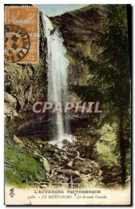 Old Postcard Le Mont Dore La Grande Cascade