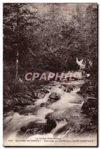 Old Postcard Cantal Picturesque surroundings Condat Cascade Cornilloux Partle...