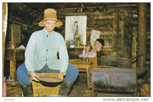 Trapper Dan's Cabin, The Miner In The Background Is Smoking Tobacco, BARKERSV...