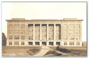 Lansing Michigan RPPC Photo Postcard Michigan Agricultural Building 1940 Vintage