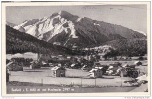 Seefeld I. T. 1180m Mit Hocheder 2797m., SEEFELD (Tirol), Austria, PU-1958