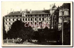 Old Postcard Blois The Facade Du Chateau and Place Victor Hugo