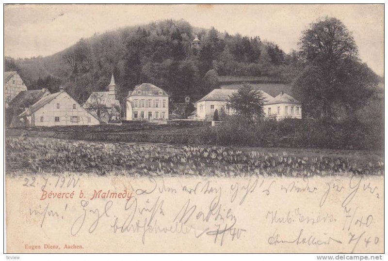 Partial View, Beverce b. Malmedy (Liege), Belgium, PU-1900